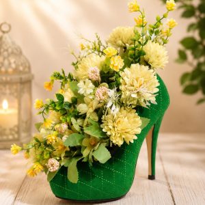 Green Shoe Bouquet