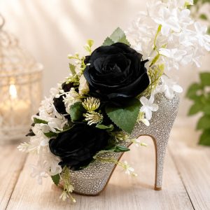 Silver Shoe Bouquet